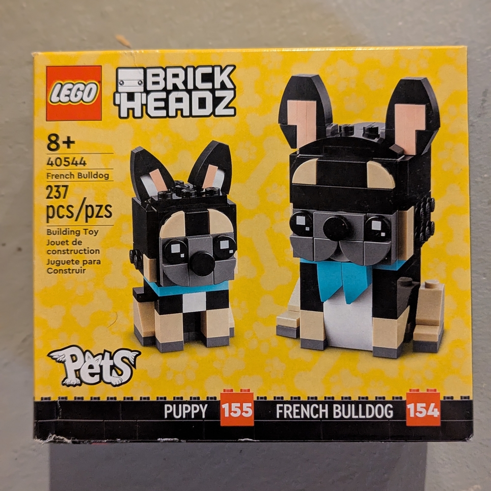 LEGO BrickHeadz French Bulldog Set 40544 New